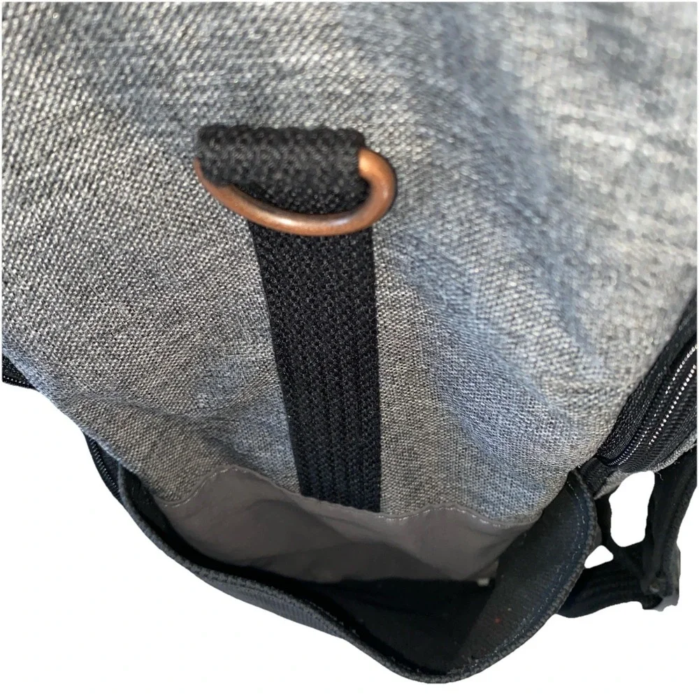 Baby Bag Petunia Pickle Bottom Diaper Mom Dad Backpack Gray Black Minimal